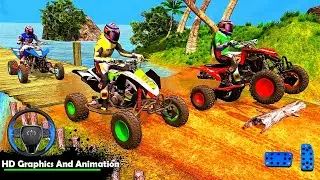 Motor Dirt orange Quad Bikes Extreme Off-Road game | #1  Outlaws Bike Game For Android Mud Gameplay