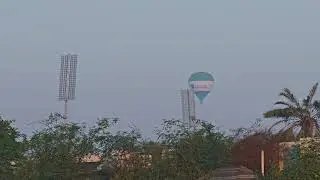 A balloon in the sky of Qatar
