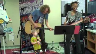 Songs For Kids Foundation and kids at childrens hospitals perform 