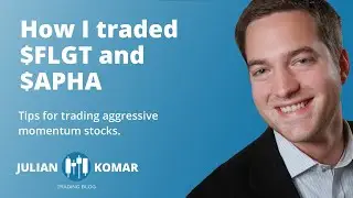 How I traded $FLGT Fulgent Genetics and $APHA Aphria. Tips for trading aggressive momentum stocks.