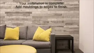Wall Plank Tutorial: Easy Peel & Stick Installation | Golden Select (English)