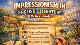 Impressionism in English Literature 🔥| Explained in 60 Seconds | Simple, Short & Powerful |#ltgrade 