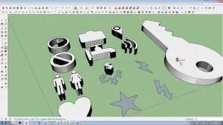 How To Convert 2D Image To 3D Tutorial Corel Draw Sketchup - Hindi Urdu
