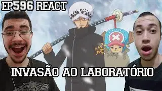 A INVASÃO AO LABORATÓRIO - One Piece Episódio 596 REACT