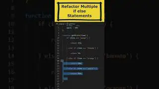 Refactor Multiple if else Statements in javascript 