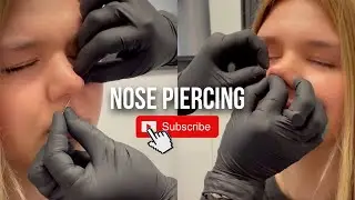 Nose Piercing by Underground Tattoos Enfield #nosepiercing #undergroundtattoos #Enfield