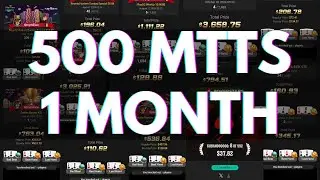 DAY 26 OF PLAYING 500 POKER TOURNAMENTS  IN A MONTH CHALLENGE  &hearts;️ &spades;️  | &diams;️ &clubs;️ MICRO STAKES MTT GRIND