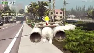 quickssilverr plays Goat Simulator - gameplay 001