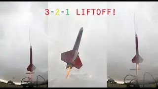 Launching Balsa Machining Schooling Rocket