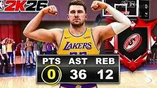 I Tried ONLY PASSING in the RANDOM REC with 99 PASS ACCURACY (NBA 2K26)