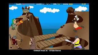 Castle Defender Flash Game Playthrough