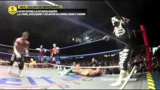 L.A. Park, Dos Caras y Atlantis vs Canek, Rush y Caif&aacute;n, MDA Lucha Libre