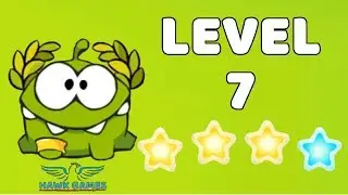 Cut The Rope: Time Travel - Level 5-7 [Ancient Greece] 4 Stars Walkthrough