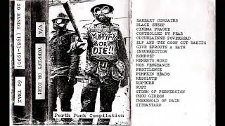 Resolute--Dark Times. Grindcore/Crust/Hardcore Perth 1990. Yuppify or Die compilation track.