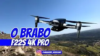 F22s PRO 4K Rajadas de vento 36km/h | PRIMEIRO VOO TESTE