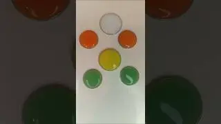 Coin Paint Art | Calm Color Flow #shorts #coin
