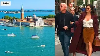 Lauren Sanchez and Jeff Bezos chose San Giorgio Maggio, Venice, Italy. Event: wedding.