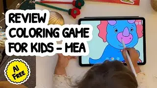 AI-Free Coloring App for Kids for iPad: Mea