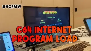 VCFMW RetroByte: Loading a Commodore 64 Game Over The Internet (Introducing Meatloaf)!