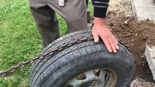 How to remove concrete  fence post  the easy way