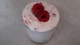 Keto Raspberry Mousse Recipe | Easy 4 Ingredient Low Carb Sugar Free No Bake Dessert Idea