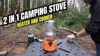 Pasamic 2-in-1 Portable Propane Heater & Camping Stove