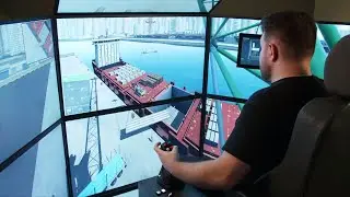 Mobile Harbour Crane (MHC) Simulator | CM Labs