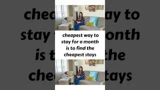 Which Are the Cheap Places to Stay for a Month for $200? #shorts
