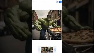 Hulk delivering pizzas | #ai #trick  #photoshop #uxdesigner #onlinestreaming #photoediting