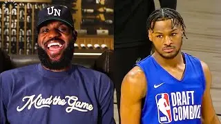 LeBron Reaction To Bronny James At the NBA Draft Combine 🔥