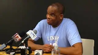 UNC Hubert Davis Post Live Action Press Conference