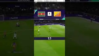 FA WC25 Suriname - Bhutan 1:1 #football #livematch #footballapocalypse