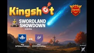 INSANE ❗️Swordland Showdown APX vs XXX | Whale POV | APX #214 vs XXX #267 | #Kingshot #kingshotgames
