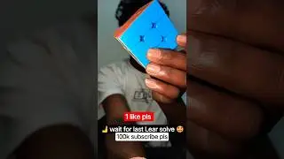 3&times;3 Cube Last Lear solve #rubikscube#cube