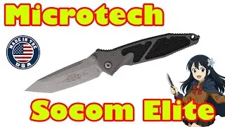 Microtech SOCOM Elite M390MK, серый алюминиевый приклад SOCOM ELITE 161-10 APNC, складной, произв...
