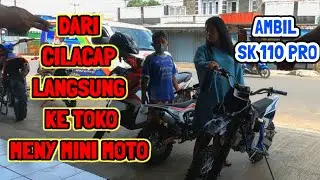 SK 110 PRO SEMI MANUAL BISA UNTUK BELAJAR MINI TRAIL MATIC