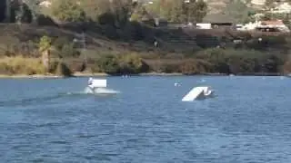 First jumps at the CableSki Marbella