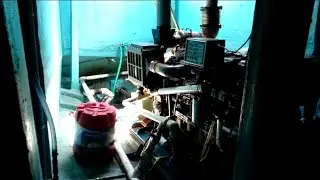 Fishing boat Engine room  Live video
