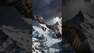 Majestic Eagle Soaring Over Mountains | Ultra-Realistic AI Wildlife Video