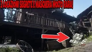 RED DEAD REDEMPTION 2 - 3 LOCAZIONI SEGRETE NEI NEGOZI E MASCHERA MOLTO RARA - EASTER EGGS ITA