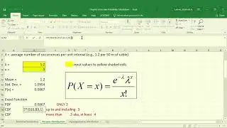 Excel Tutorial: Calculating Poisson Distribution in Excel