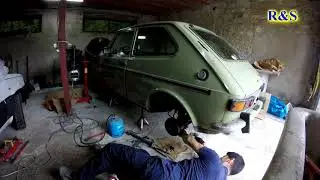 restauracion seat 127  C3 desbloqueo rueda,limpieza piezas...