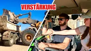 Es wird GEBAGGERT mit dicken MASCHINEN 🚜 🚧
