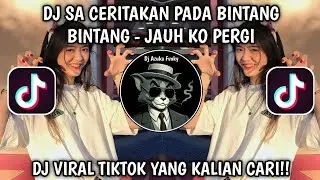 DJ SA CERITAKAN PADA BINTANG BINTANG | DJ JAUH KO PERGI SLOW FULL SONG VIRAL TIKTOK TERBARU 2026 