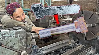T-boult making process by local skilled worker, And rolling mill. Pakistan.,........