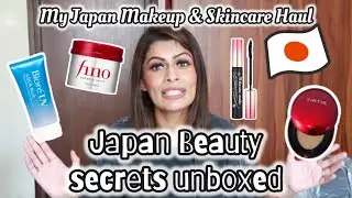 Japanese Beauty Secrets Unboxed! 🛍️ My Japan Makeup & Skincare Haul 🇯🇵