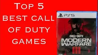 Top 5 must play call of duty games