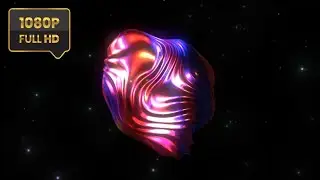 1 Hour. Radiant magic ball material. Abstract Relaxing Video for Meditation and Relaxation.