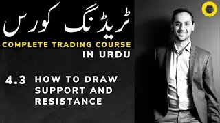 4.3 How to draw support and resistance - Complete Trading course in URDU - By Desi Crypto Guru