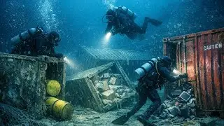 Divers Finally Locate Missing Cargo Containers at the Bottom of the Ocean